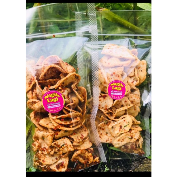 

Keripik Basreng pedas daun jeruk 250gr