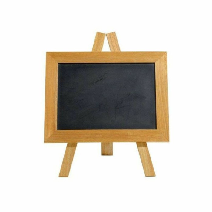 

Paja Good Free Standing Wood Easel Papan Tulis Kapur Mini Chalkboard 20X30C