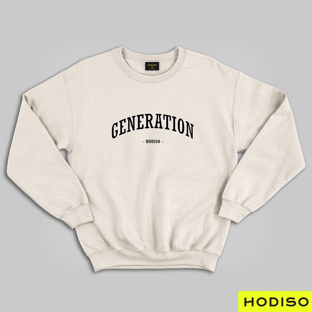 HODISO - Basic Sweater Generation Unisex Size M-XXL (Pria&amp;Wanita)