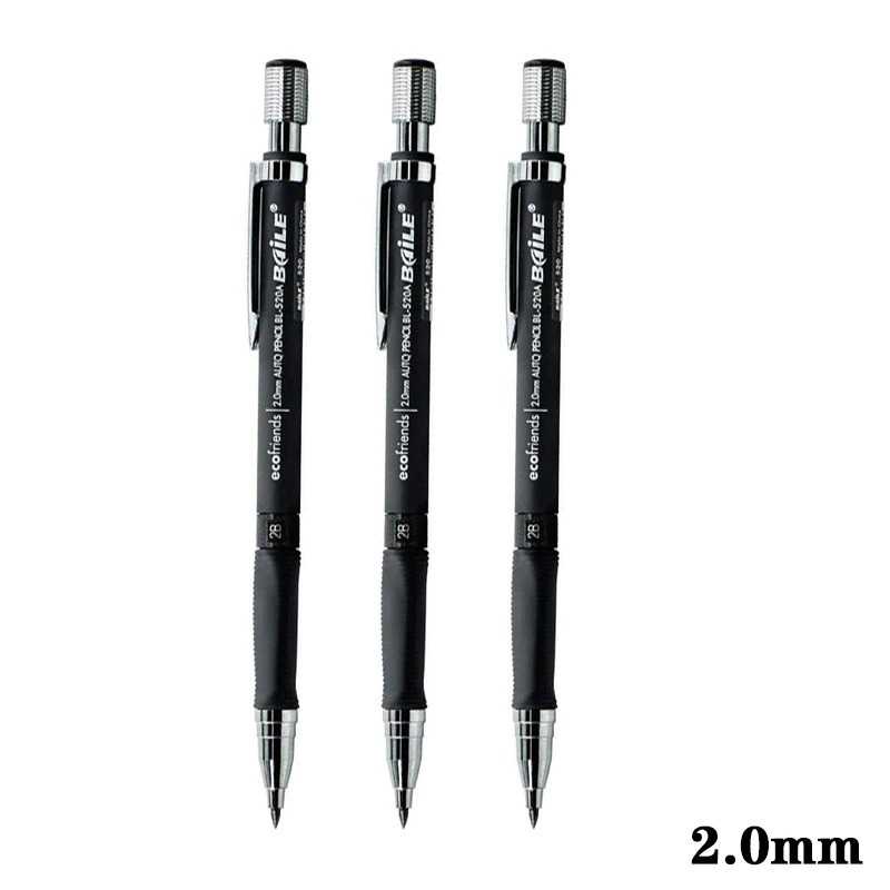 Pensil Mekanik Mechanical Pencil 2B 2mm 12 Isi - BL-520