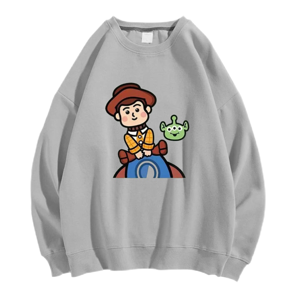 COBOY TOY STORY SWEATER SWITER CREWNECK PRIA WANITA OVERSIZE Size M-XXL ANAIRA