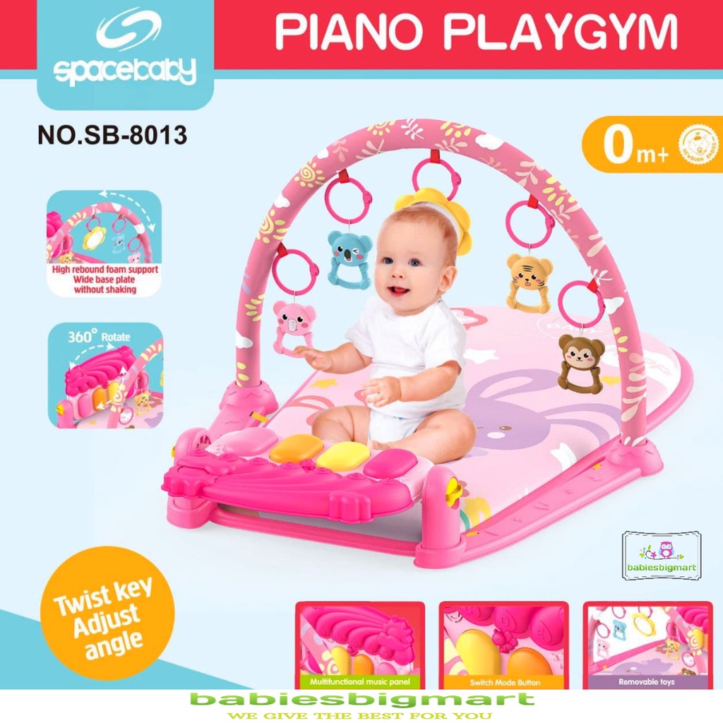 Piano Playgym Matras Spacebaby SB 8013 SB 8017 SB 8019 Sugar Baby Day Nite Projector Musik Set Mainan Piano