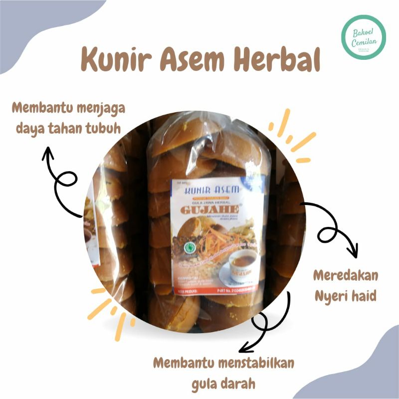 

GUJAHE | Gula Jawa Rasa Kunir Asem Minuman Instant Herbal Alami Kemasan 500 gr