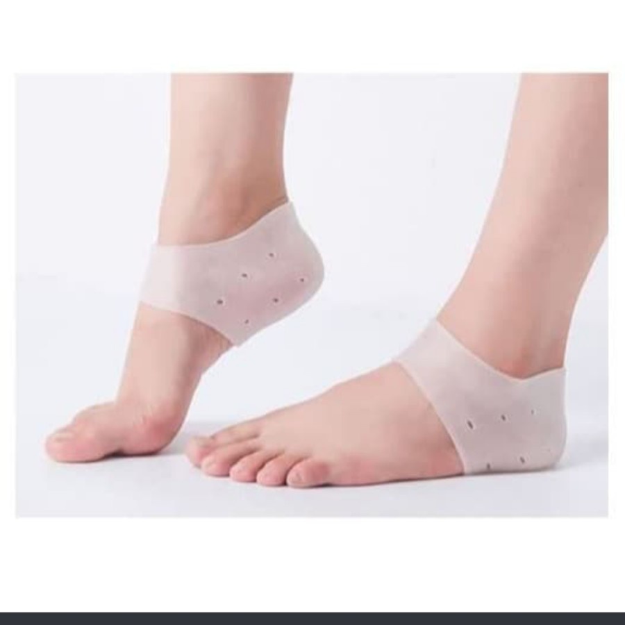 Silikon pelindung tumit kaki gel bantalan perawatan foot pecah kasar