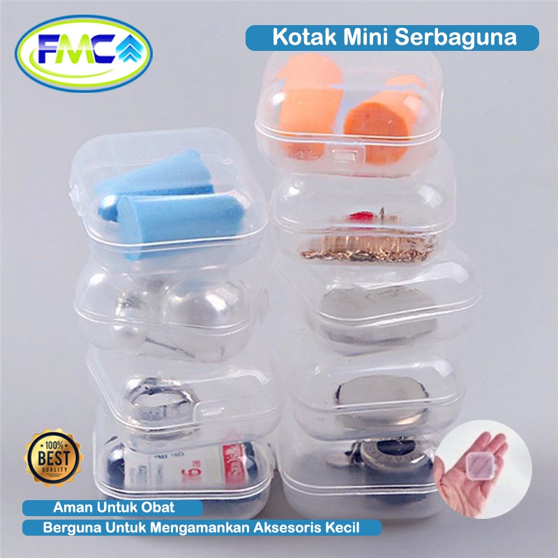 Kotak Aksesoris Mini Kotak Obat Kecil Tempat Penyimpanan Obat Aksesoris Kotak Kecil Simpan Memory Card Earplug Manik Manik