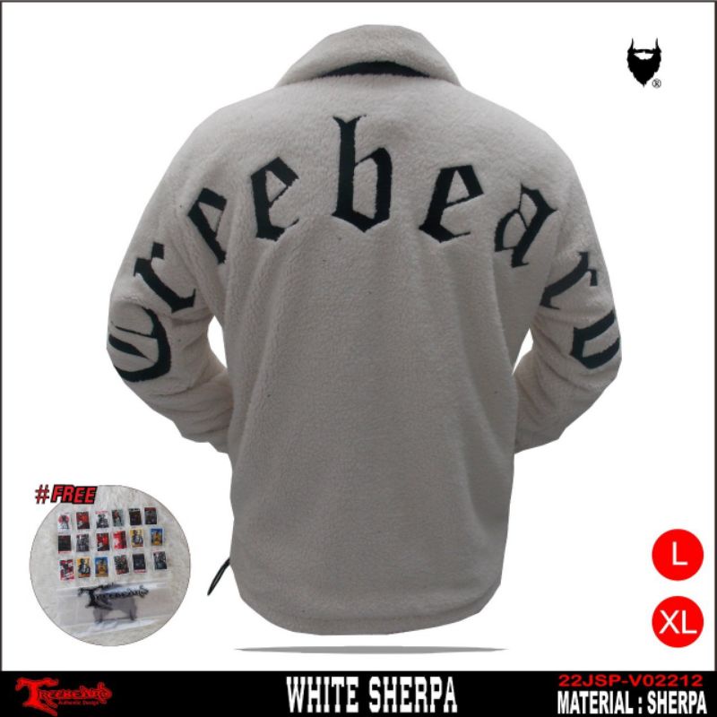 SHERPA JAKET BERBULU TREEBEARD REMAJA DEWASA JAKET HANGAT RESLETING