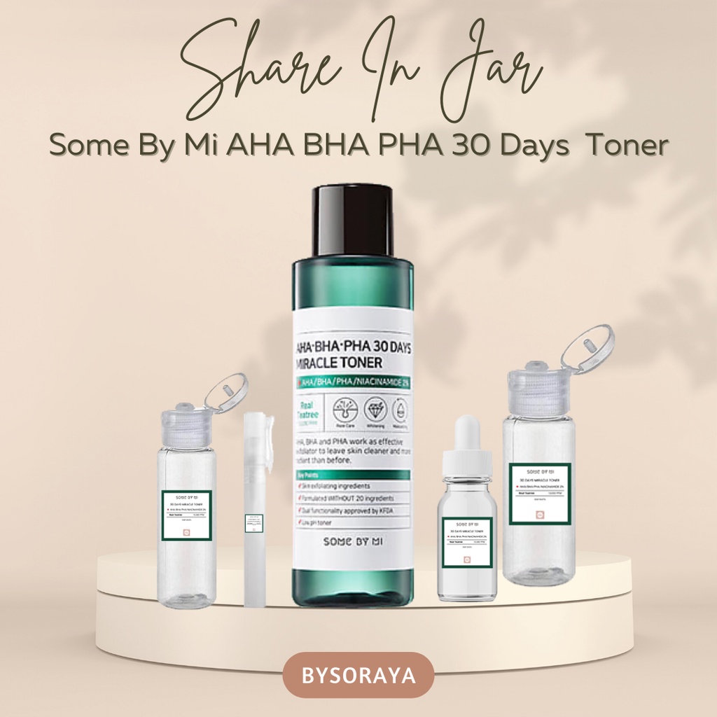 [ SHARE IN JAR ] SOME BY MI AHA BHA PHA 30 Days Miracle Toner