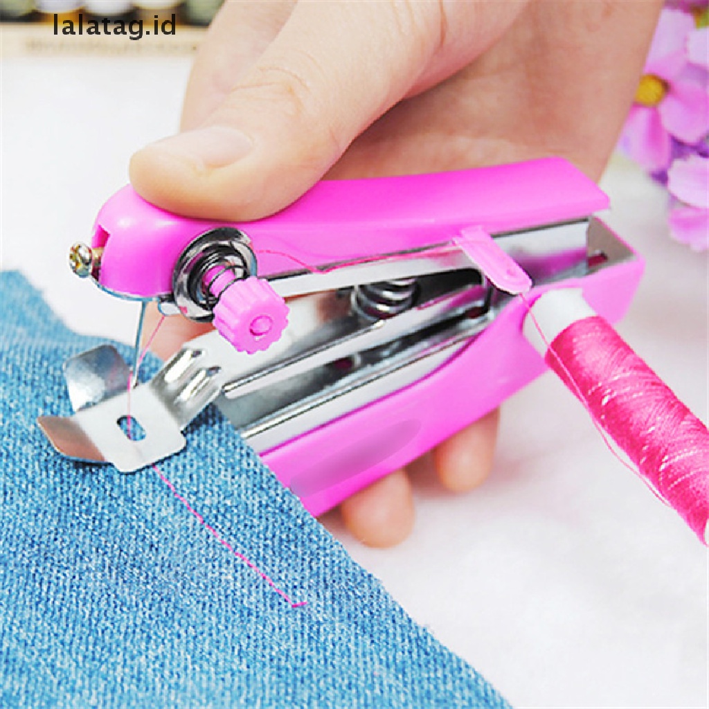 [lalatag] Lovely Cordless Hand held Mesin Jahit Baju Home Travel Use tools [ID]