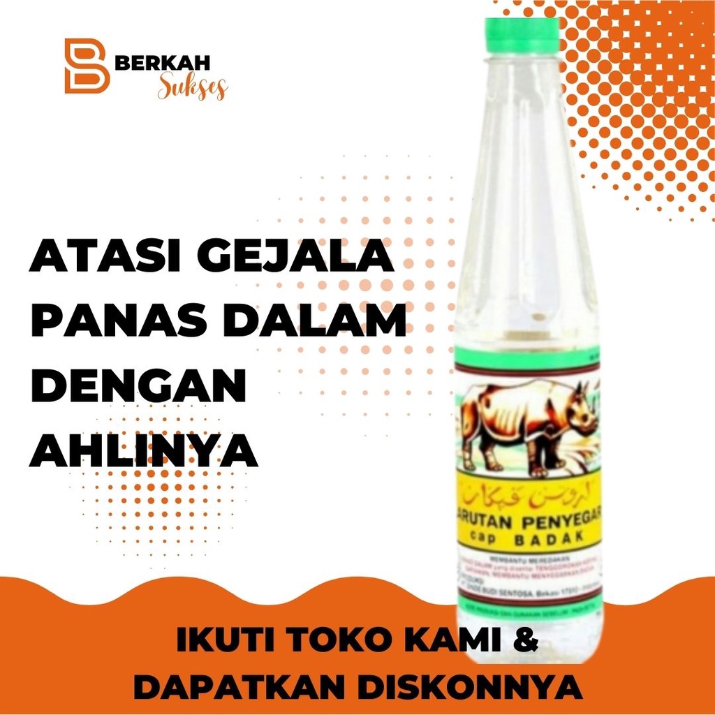 

Larutan Penyegar Cap Badak Botol 500ml