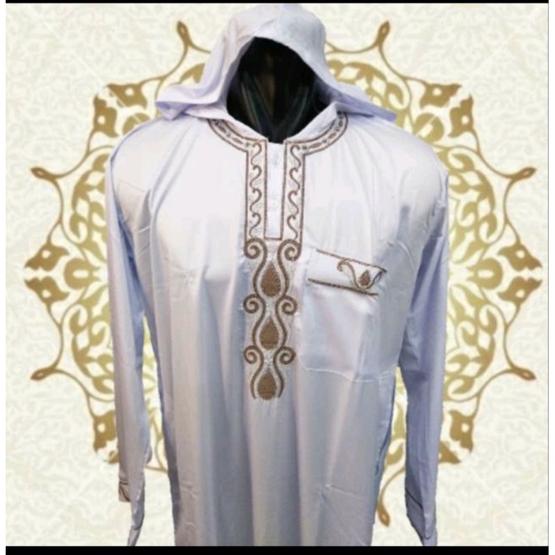 Gamis pria dewasa adem | Jubah gamis Haramain Mesir Original | Gamis Haramain Mesir | Daffa Haramain