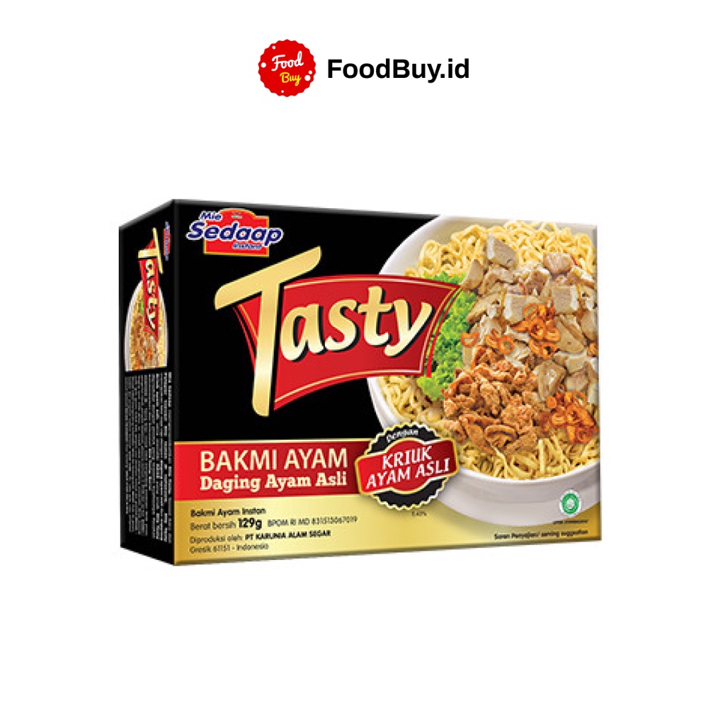 

Sedaap Tasty Mie Instan Bakmi Ayam 129 gr