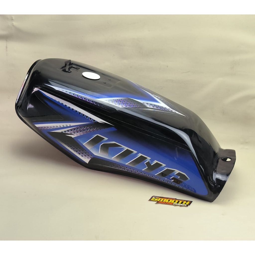 tangki rx king 2008 hitam stripping biru wilwod