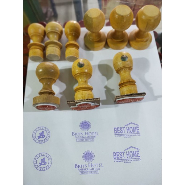 STEMPEL KAYU, RUNALFLEK MANUAL VARIASI KOTAK