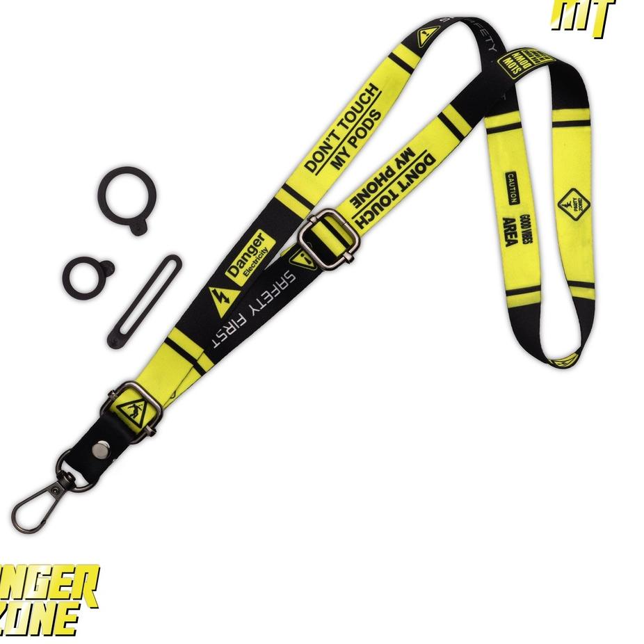 

~ Lanyard Premium Danger Zone + 3 pcs Oring Adjustable Limited!!