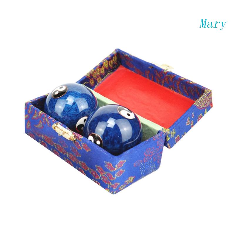 Mary Satu Pasang Cina Untuk Kesehatan Pijat Latihan Bola Stress Relieve Mainan Untuk Kesehatan Stress Latihan Balls Craft Collec