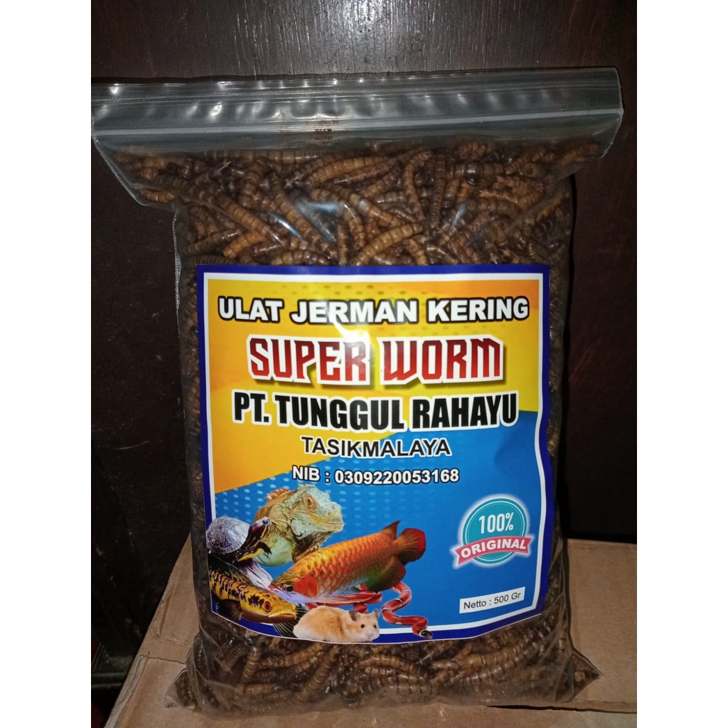 Jual Ulat Jerman Kering 1/2kg Original dan Premium ASPUT Tasikmalaya