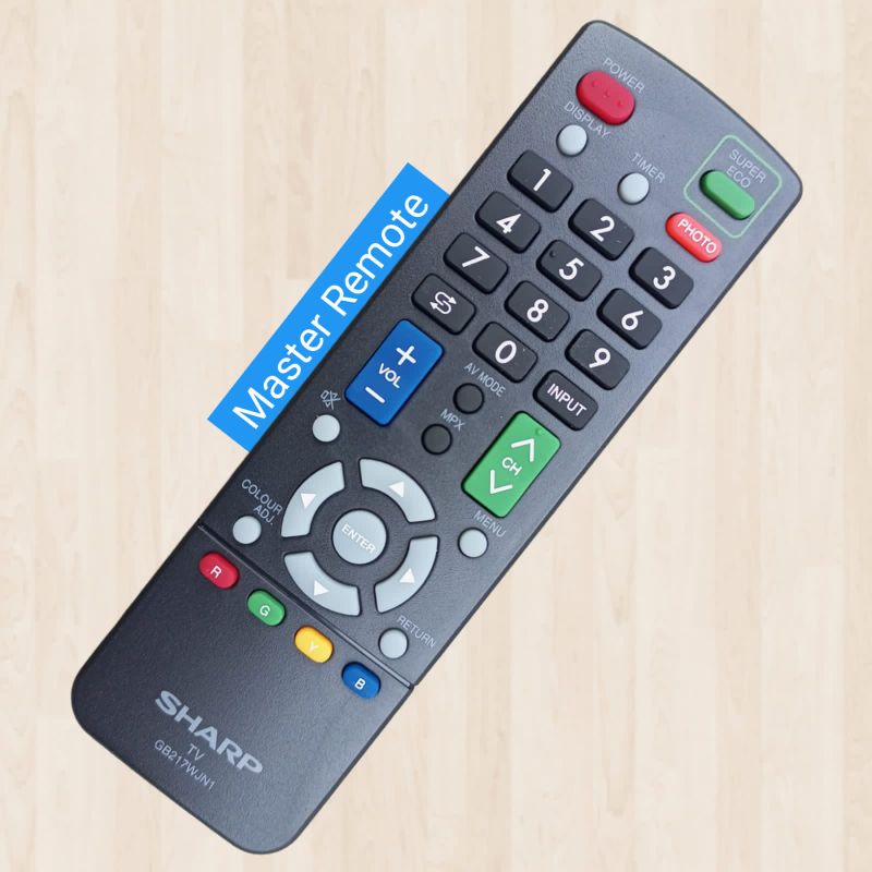 Remote Remot TV SHARP Original Led Lcd Aquos GB217WJN1 Analog Dan Digital