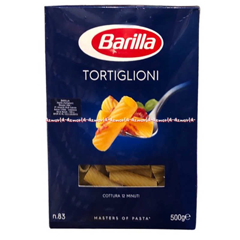 

Barilla Tortiglioni Cottura 500gr No 83 Pasta Pipa Spiral Torti Glioni Iglo Barilla Pasta Organik Barilla's Barila Paste