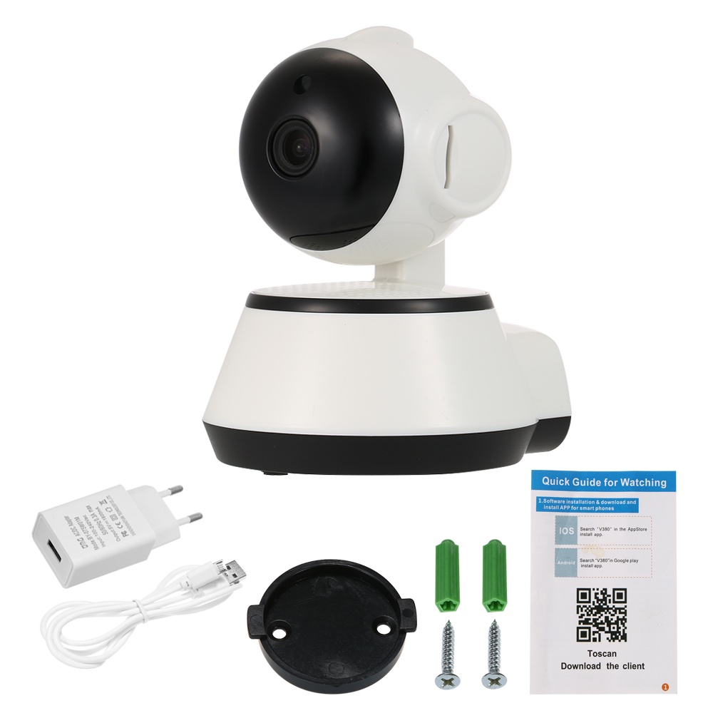 IP Camera WIFI V380 HD 720P Two Way Talk Wireless Cam Webcam IPCam Kamera CCTV Remote Monitoring