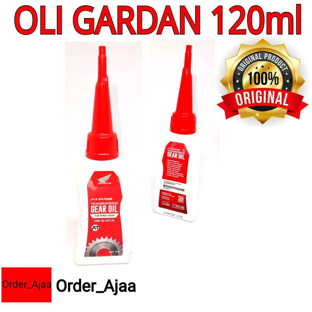 Oli Gardan 120ML Motor Matic Original Ahm Honda Oli Asli Ori Honda Transmission Gear Oil