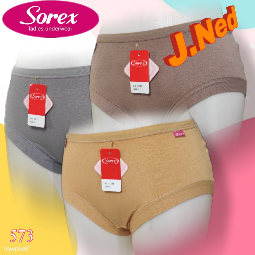 J573 CELANA DALAM WANITA SOREX KATUN SOFT AND COMFORT M -XXL