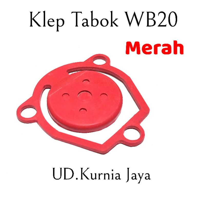 klep tabok merah wb20 pompa air alkon honda 2inch