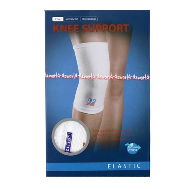 LP Support 601 Knee Support Alat Untuk Menyangga Lutut Cedera Terluka Warna Putih Lp Suport Deker Lutut Decker Bahan Kaus Kaos Lpsupport