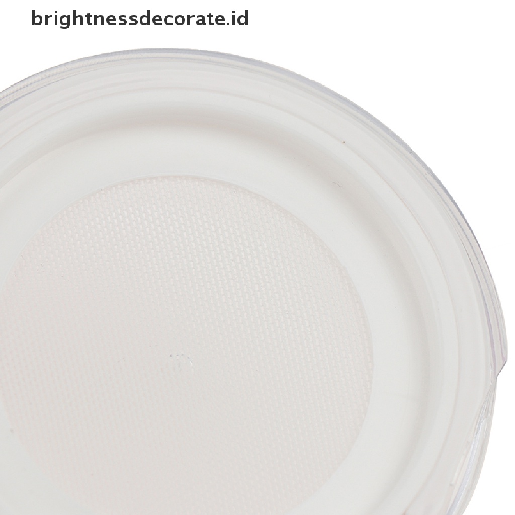 [Birth] Ayakan Kosmetik Kosong Portabel Loose Jar Container Puff Box Case Dengan Cermin [ID]