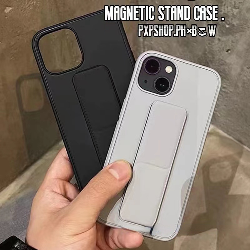 Case Magnetik Shockproof Dengan Stand Holder Untuk iPhone 14 13 12 11 Pro Max Mini XS X R XR 7 8 Plus SE 2020 iPhone13 iPhone12