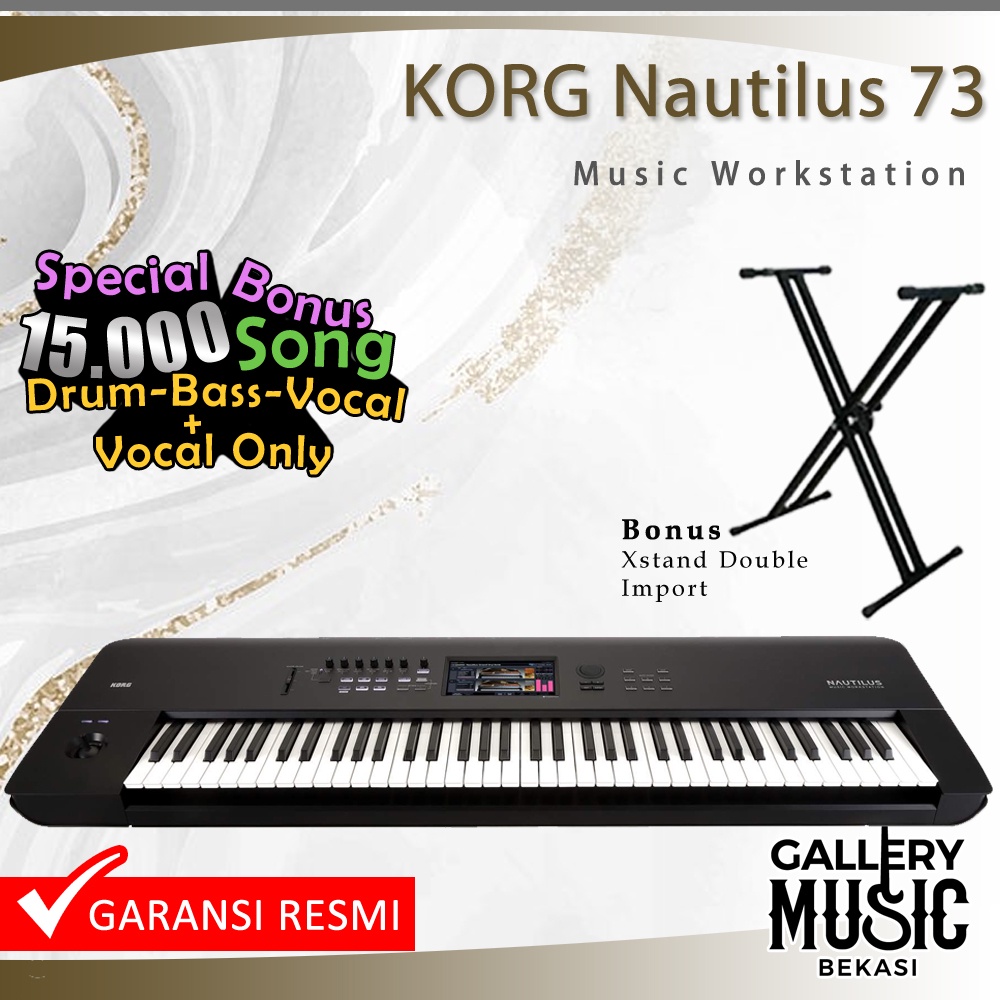 KORG Nautilus 73 Keyboard Music Workstation / Nautilus73 / 73-Keys