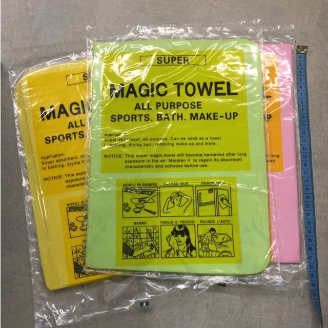 &lt; M.A &gt; Kanebo Kain Lap Polos Warna Warni Daya Serap Tinggi Kanebo MAGIC TOWEL