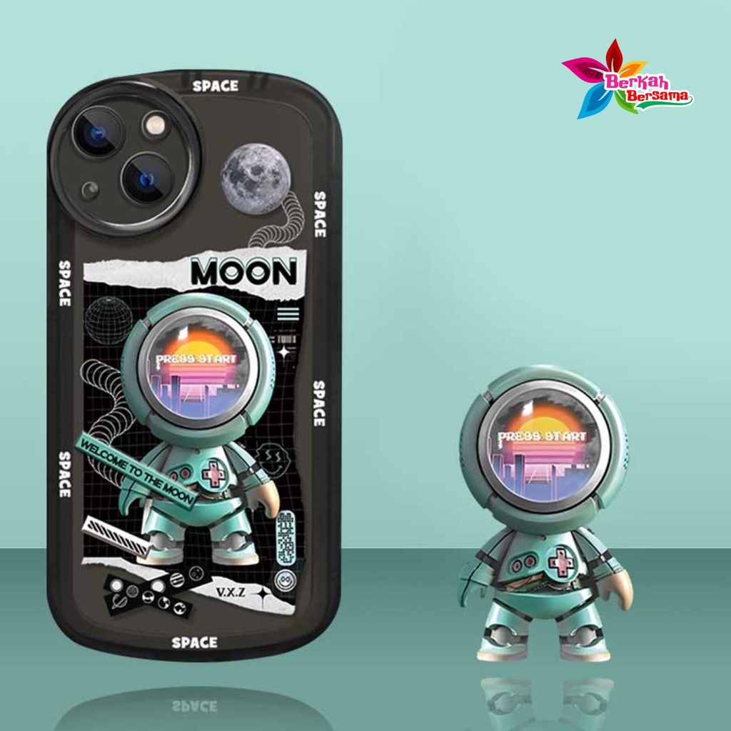 SS135 SOFTCASE MOTIF SPACE MOON FOR XIAOMI REDMI 6A 8 8A PRO 9 9A 9C 10A 10 10C NOTE 8 9 10 11 11S 11E PRO POCO M2 M3 X3 PRO NFC BB7610