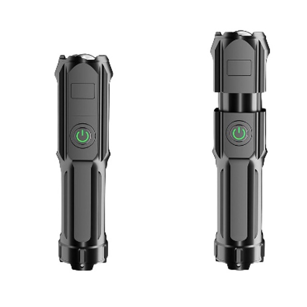 SENTER LED SWAT 36W POLICE CAS RECHARGEABLE USB SUPER BRIGHT OUTDOOR A