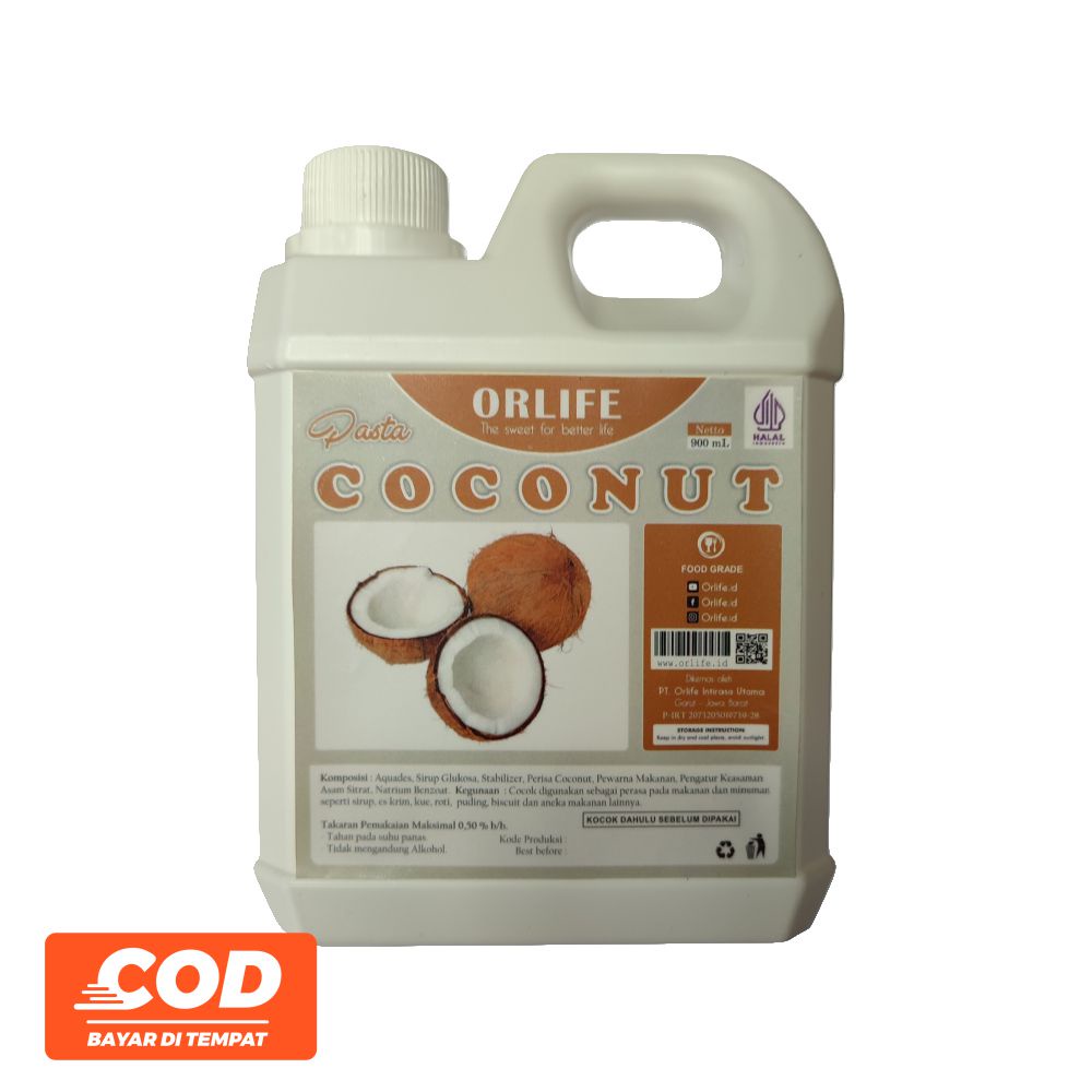 

Pasta Rasa Kelapa atau Coconut Orlife 1 Kg Orlife