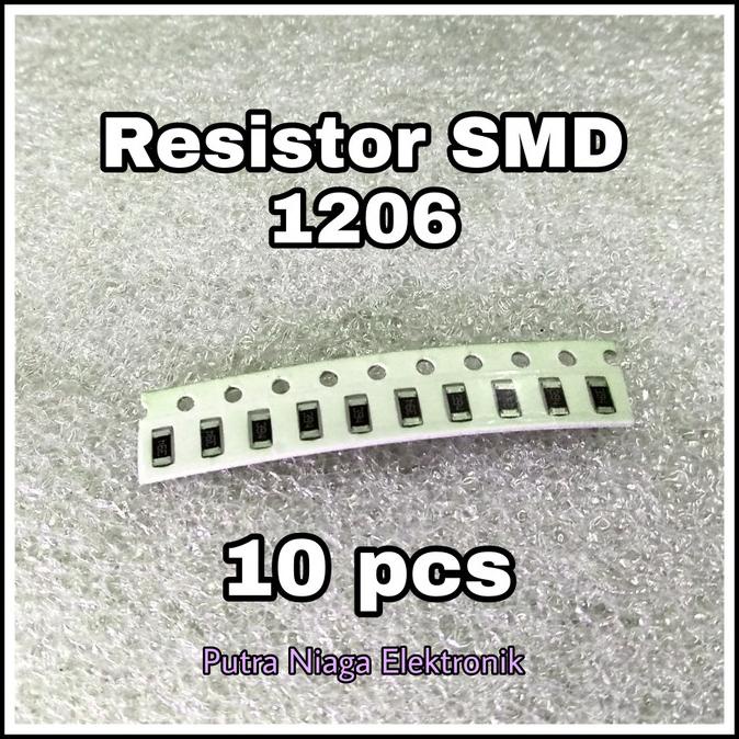 (10pcs) Resistor SMD 1206 9,1 Ohm Chip 9R1 Tahanan SMD1206 9,1R putr4n14