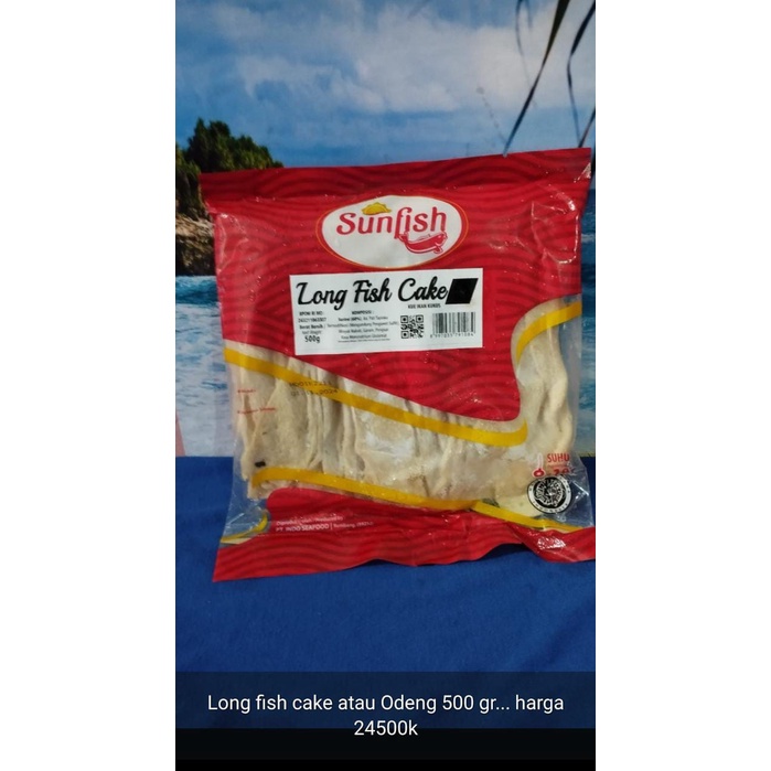 

SUNFISH long fish cake / odeng 500gr