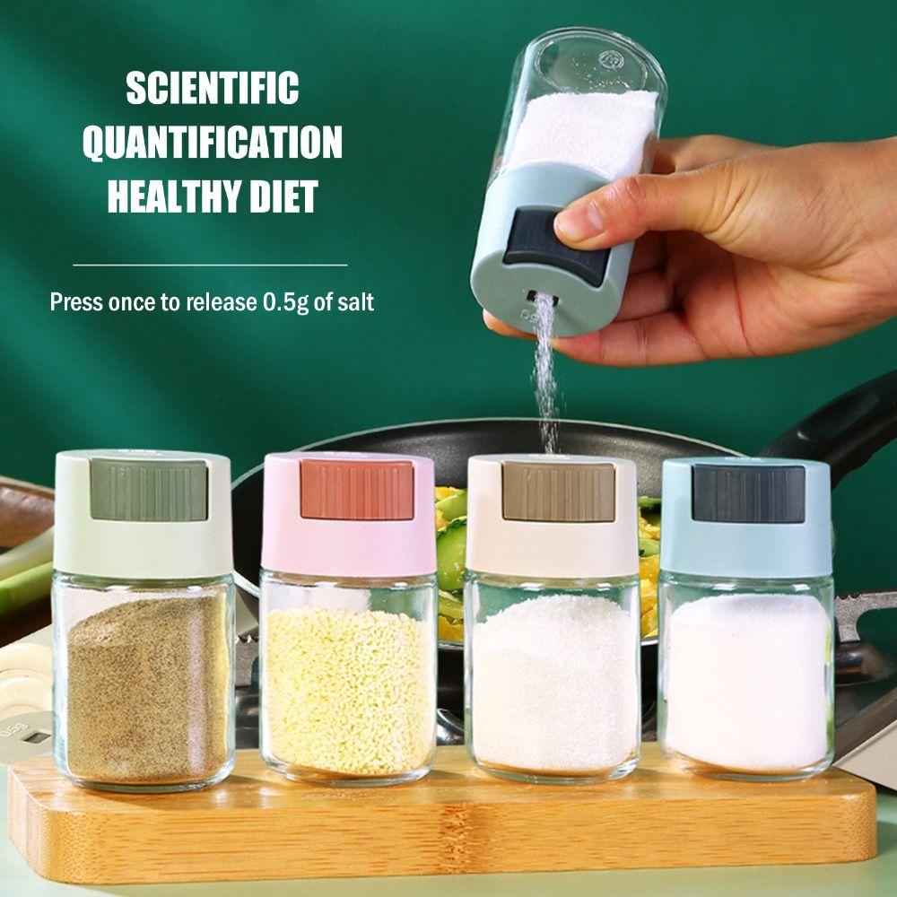 Solighter 0.5g Salt Dispenser Pengocok Bumbu SpiceJar Garam Meteran