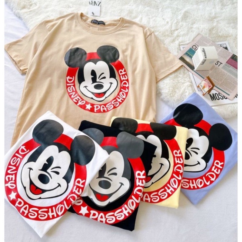 ATASAN GIANTS BASIC TAG Z@RA KAOS MICKY IMPORT BANGKOK(BJGB408)