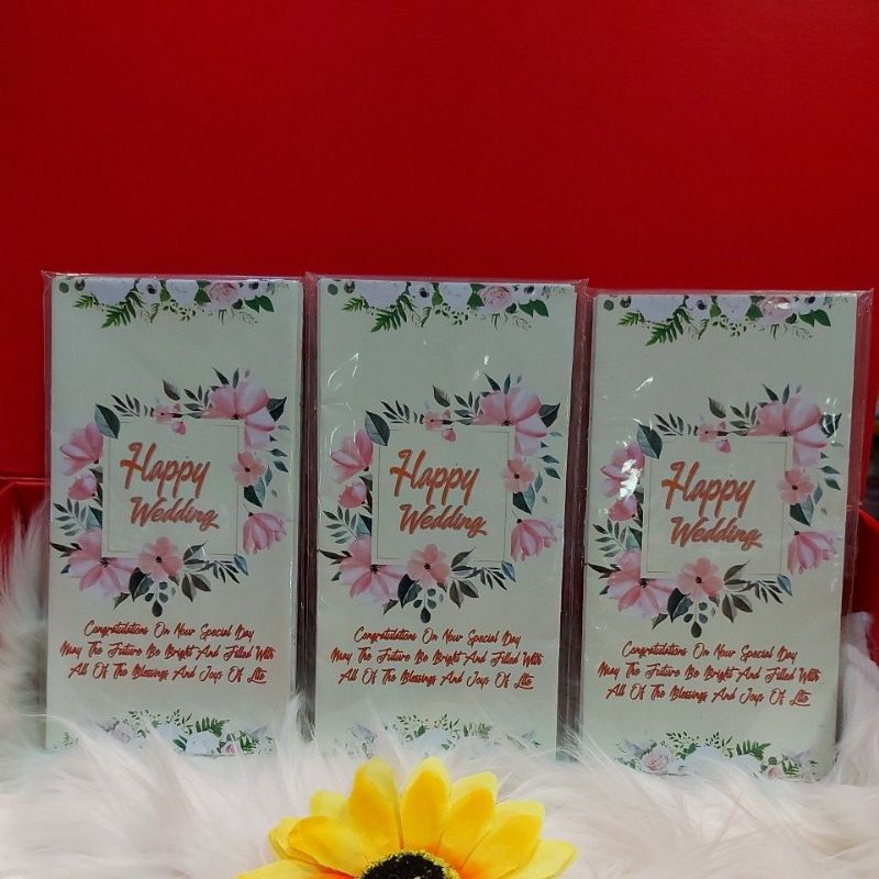 

amplop happy wedding