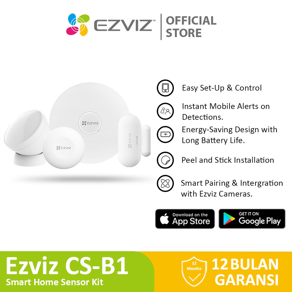 Ezviz CS-B1 Smart Home Alarm Sensor Kit