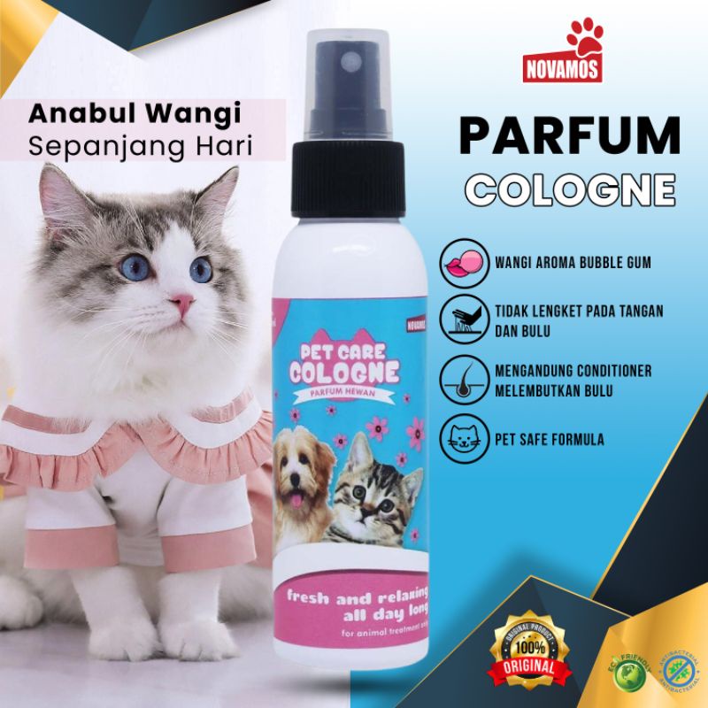 NOVAMOS PET CARE COLOGNE PARFUM HEWAN PELIHARAAN - 100ML