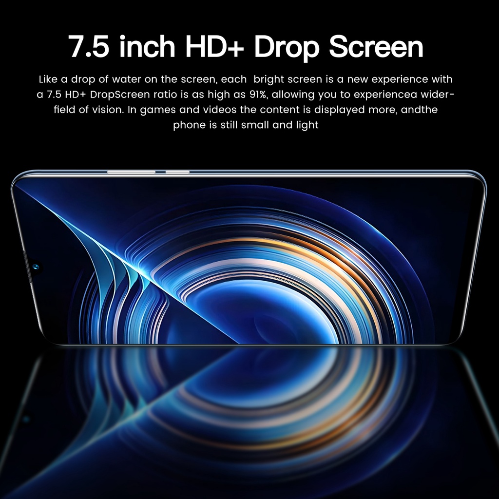 【Terbaru 2022 hp promo】hp murah S15 Handphone android 4g/5g 12GB + 512GB 32+64MP AI Kamera Layar AMOLED FHD+ Layar HD 7,5&quot; 5000mAh Baterai Besar Garansi Resmi Promo Cuci Gudang Ponsel Baru Original Smartphone