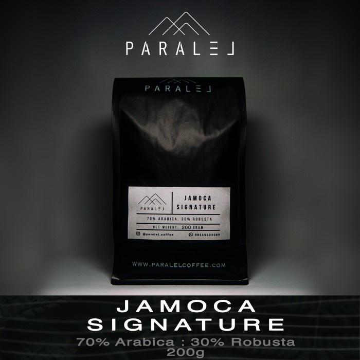 

Jamoca Signature 70%Arabica : 30%Robusta 200g Coffee Beans Biji Kopi - Coarse/Kasar
