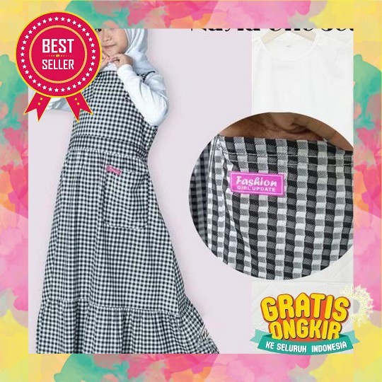 Asyifa Set Syari Gamis Anak Baju Muslim Anak Perempuan Gamis Lebaran Anak Umur 1 2 3 4 5 6 7 8 9 10 
