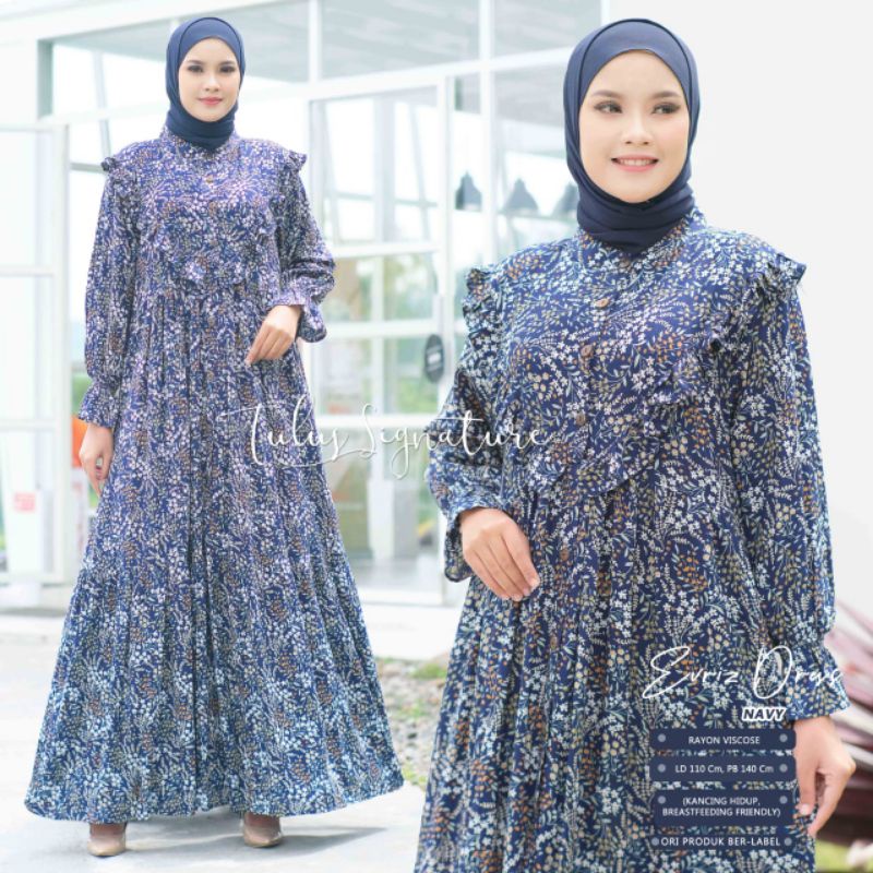 (NEW)GAMIS DRESS OOTD//EVRIZ BY TULUS SIGNATURE