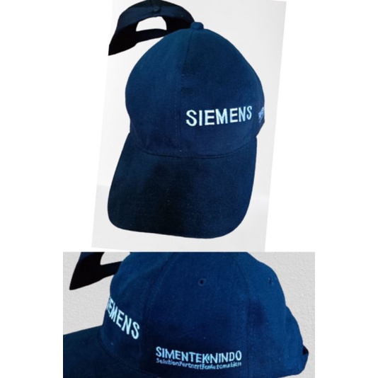 Topi Custom Bordir Tulisan Depan Samping Topi Baseball Rapel Cakop Besi