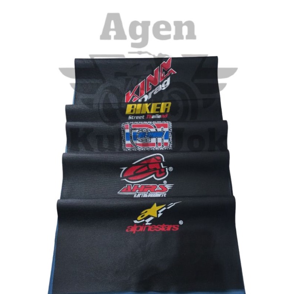 Cover jok/Sarung jok/kulit jok motor LOGO KECIL ukuran 85x46 cm dan 91x46 cm