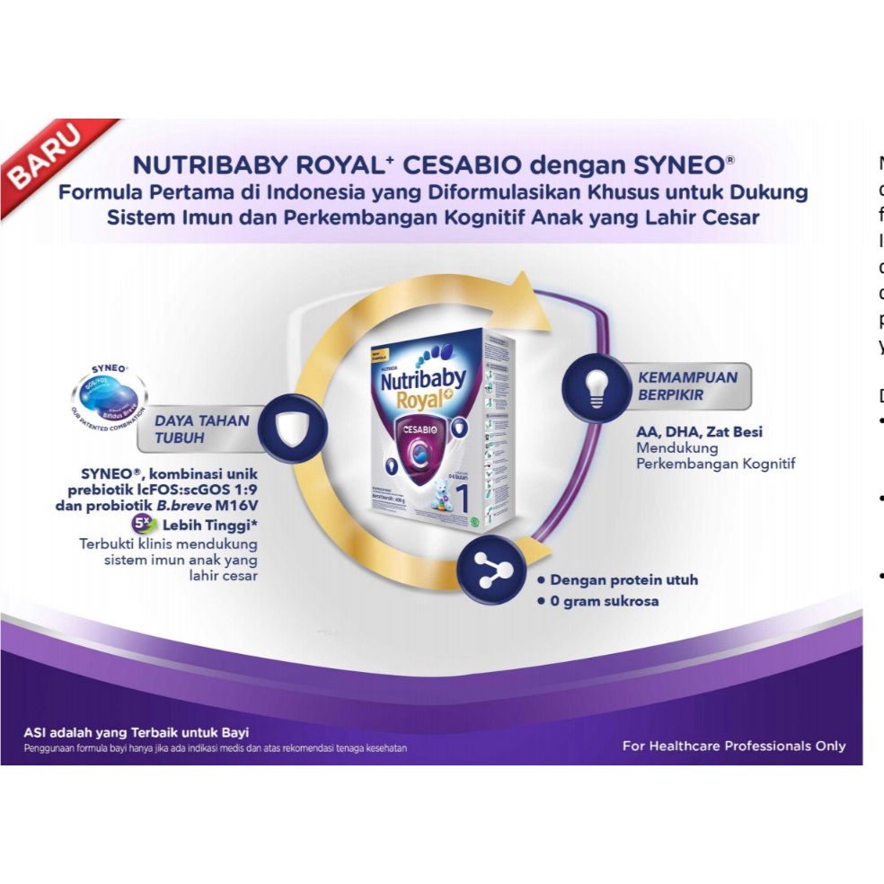 NUTRIBABY ROYAL PLUS CESABIO 1 400 GR nutribaby royal cesabio