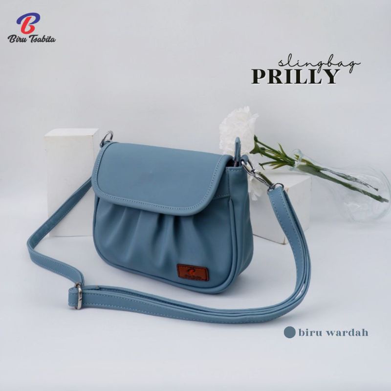 Tas PRILLY BY BIRU TSABITA// TAS SELEMPANG BIRU TSABITA