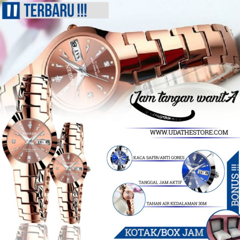 JAM TANGAN WANITA FNGEEN IMPORT TAHAN AIR